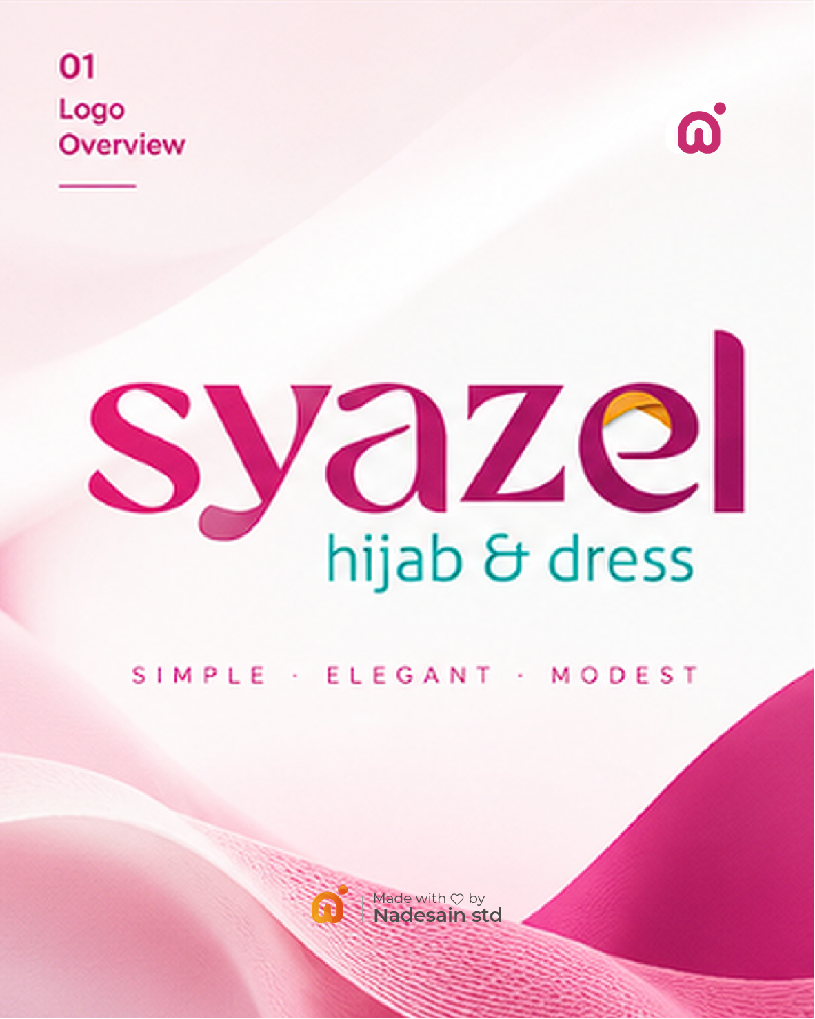 Syazal Hijab & Dress — Desain Logo Syazel