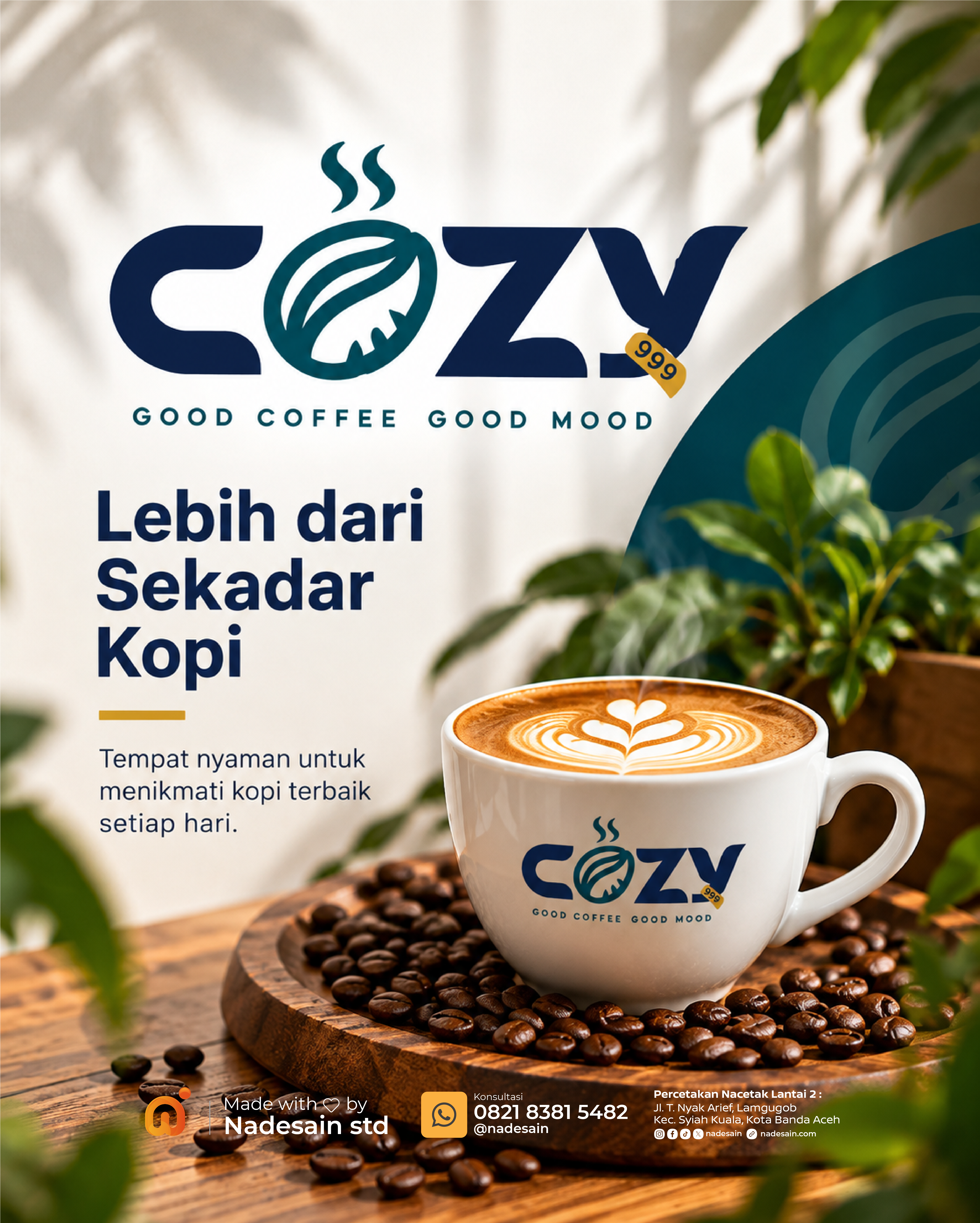 Cozy 999 — Desain Logo Cozy 999